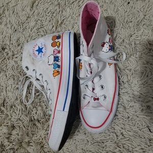 Lightly Used - Hello Kitty x Converse High Tops